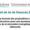 Communiqué de presse Uniclima : Projet de loi de finances 2025